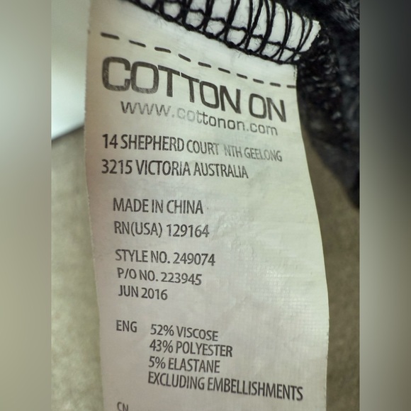 Cotton On Sleeveless Cowl Neck Tunic Top Gray Size XS - Picture 5 of 5